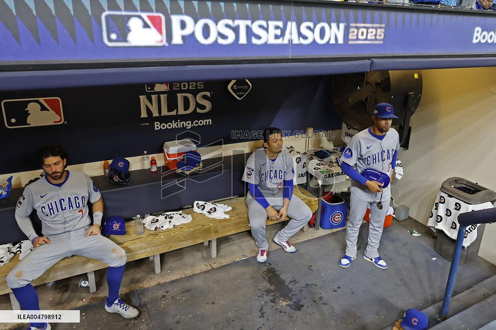 Baseball: Division Series between Cubs and Brewers