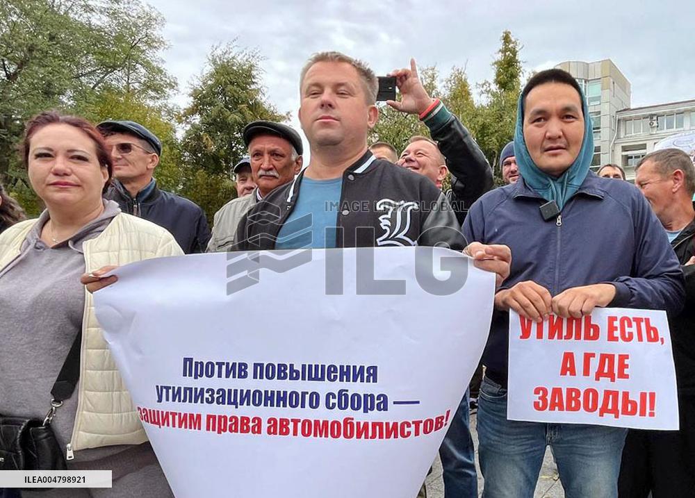 Anti-government rally in Vladivostok