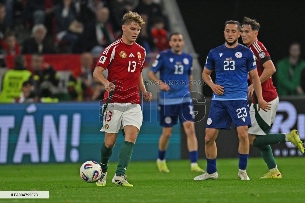 CALCIO - FIFA Mondiali - Qualifiers - Hungary vs Armenia