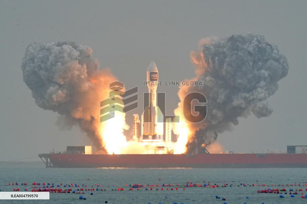 World's Largest Solid Fuel Carrier Rocket Gravity 1 Launched