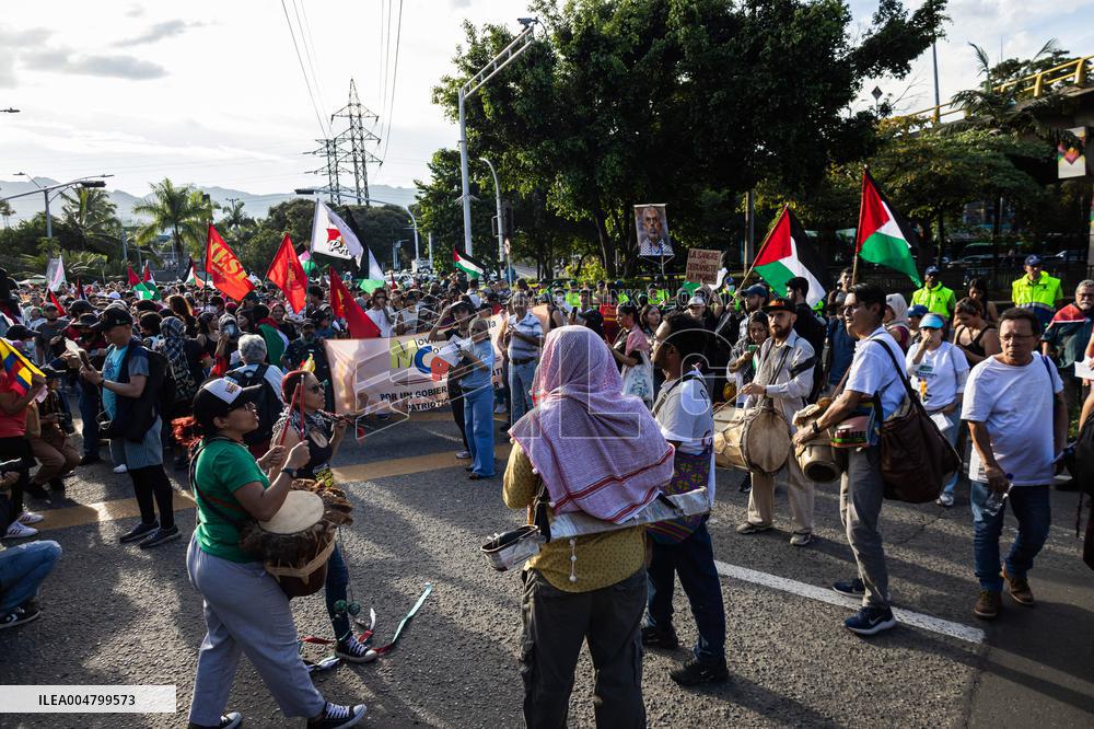 Pro-Palestine Demonstrations on the Two-year Israel Attack by Hamas