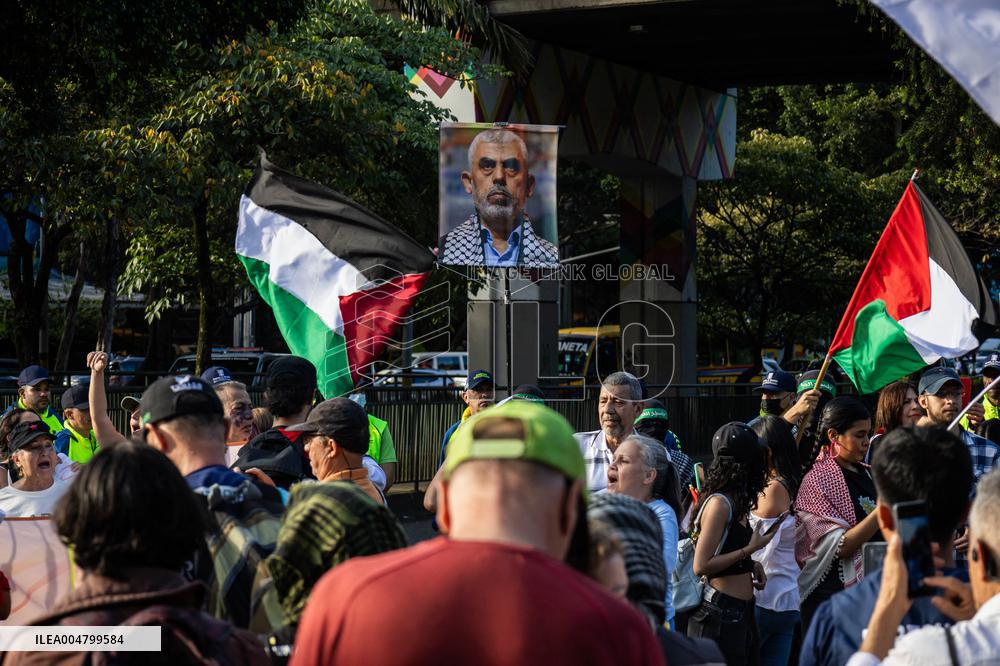 Pro-Palestine Demonstrations on the Two-year Israel Attack by Hamas