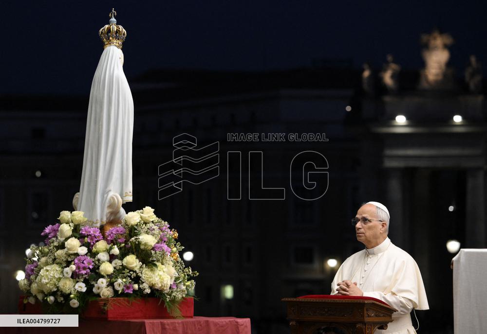 Pope Leo XIV Leads A Prayer Vigil For Peace - Vatican
