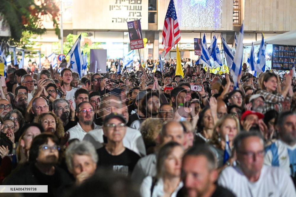Steve Witkoff at the Hostage Square in Tel Aviv - Israel