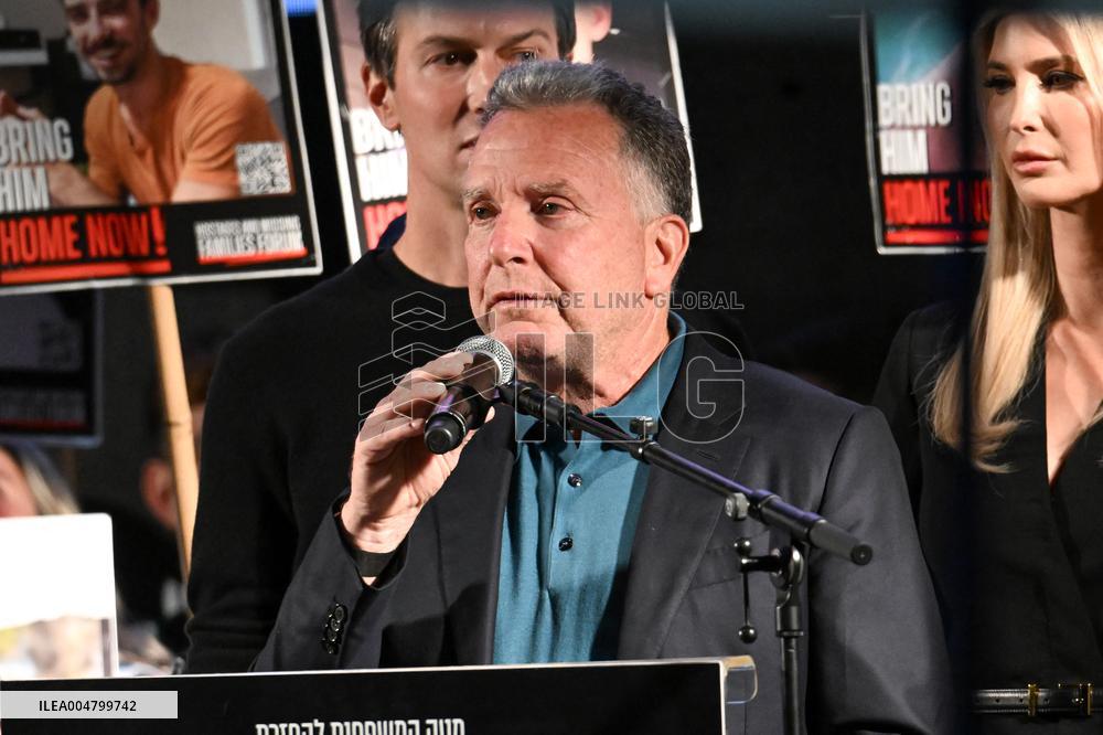 Steve Witkoff at the Hostage Square in Tel Aviv - Israel
