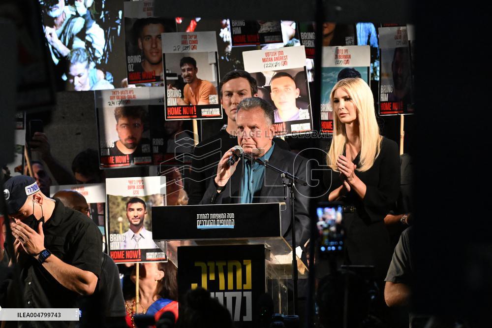 Steve Witkoff at the Hostage Square in Tel Aviv - Israel