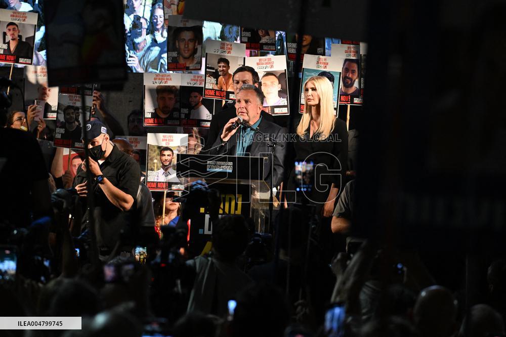 Steve Witkoff at the Hostage Square in Tel Aviv - Israel
