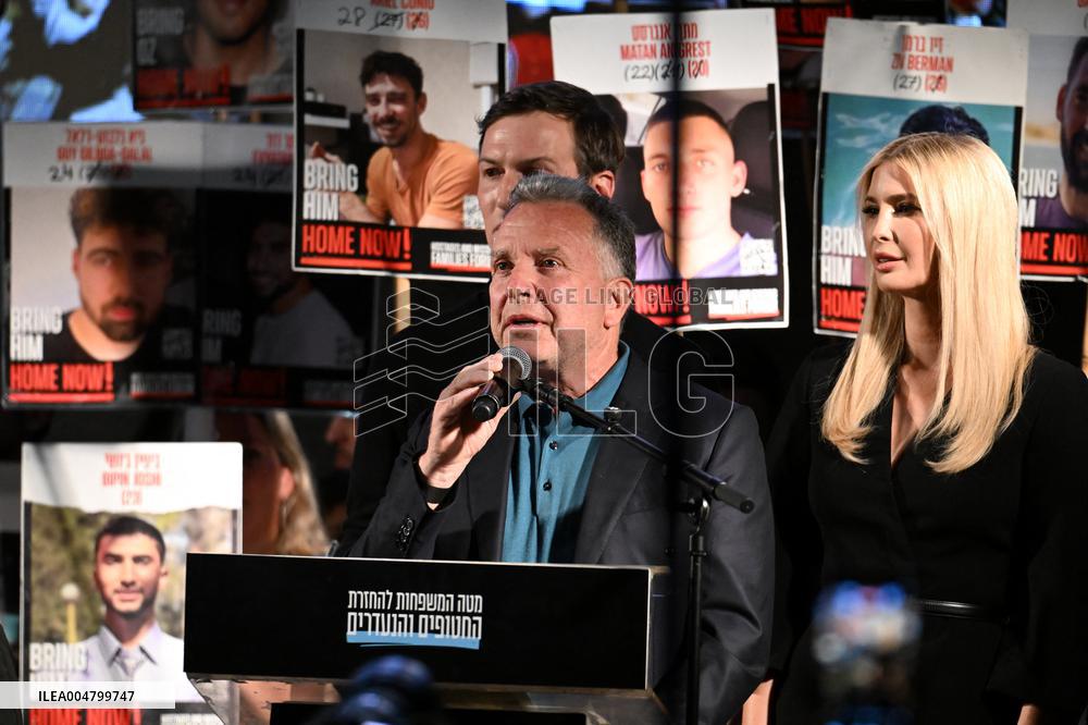 Steve Witkoff at the Hostage Square in Tel Aviv - Israel