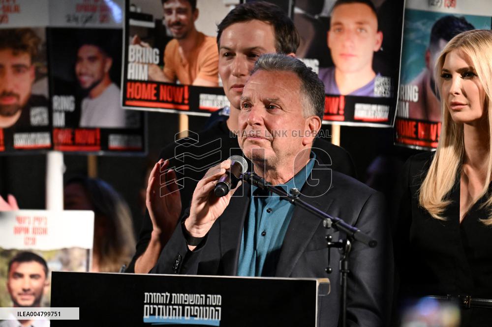 Steve Witkoff at the Hostage Square in Tel Aviv - Israel
