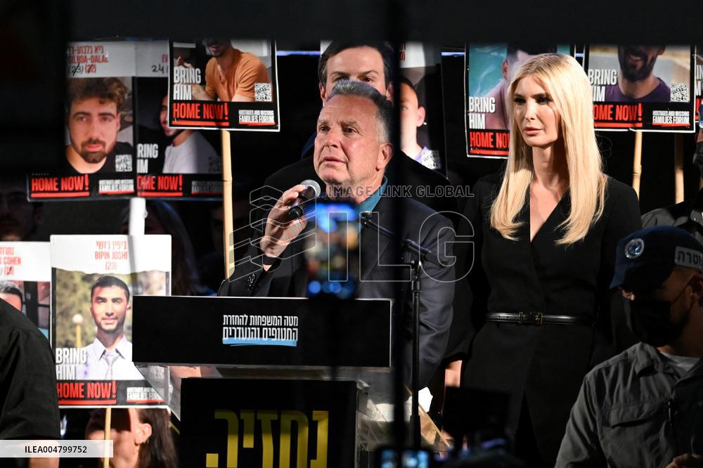 Steve Witkoff at the Hostage Square in Tel Aviv - Israel