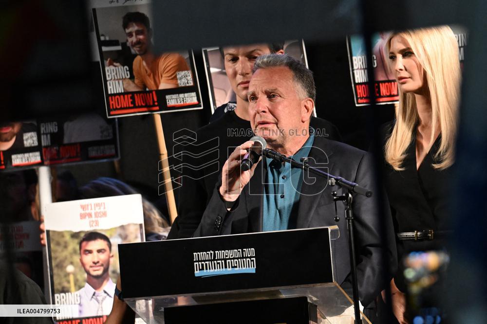Steve Witkoff at the Hostage Square in Tel Aviv - Israel