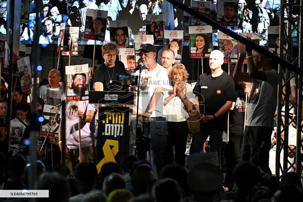 Steve Witkoff at the Hostage Square in Tel Aviv - Israel