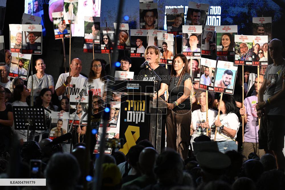 Steve Witkoff at the Hostage Square in Tel Aviv - Israel