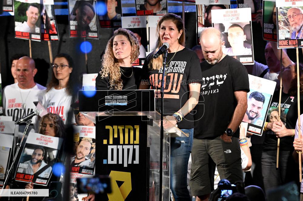 Steve Witkoff at the Hostage Square in Tel Aviv - Israel