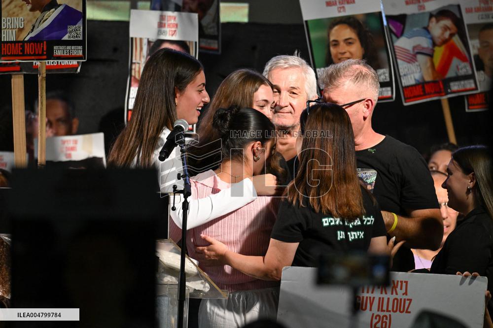 Steve Witkoff at the Hostage Square in Tel Aviv - Israel