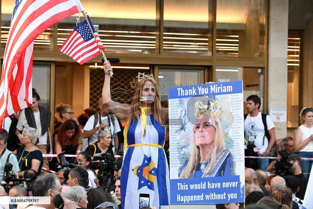 Steve Witkoff at the Hostage Square in Tel Aviv - Israel