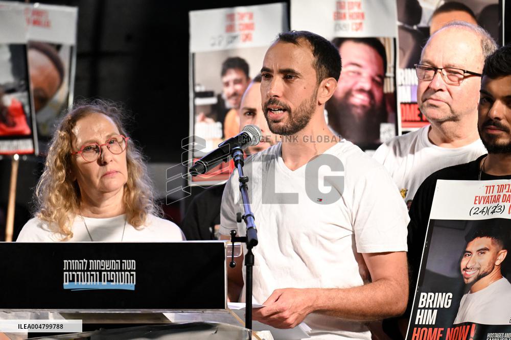 Steve Witkoff at the Hostage Square in Tel Aviv - Israel