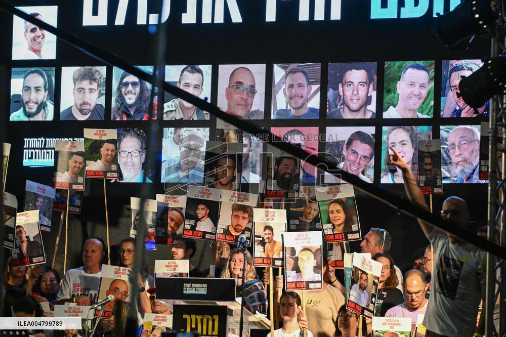 Steve Witkoff at the Hostage Square in Tel Aviv - Israel