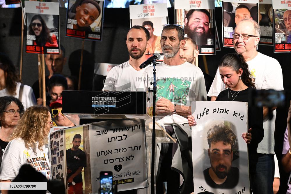 Steve Witkoff at the Hostage Square in Tel Aviv - Israel