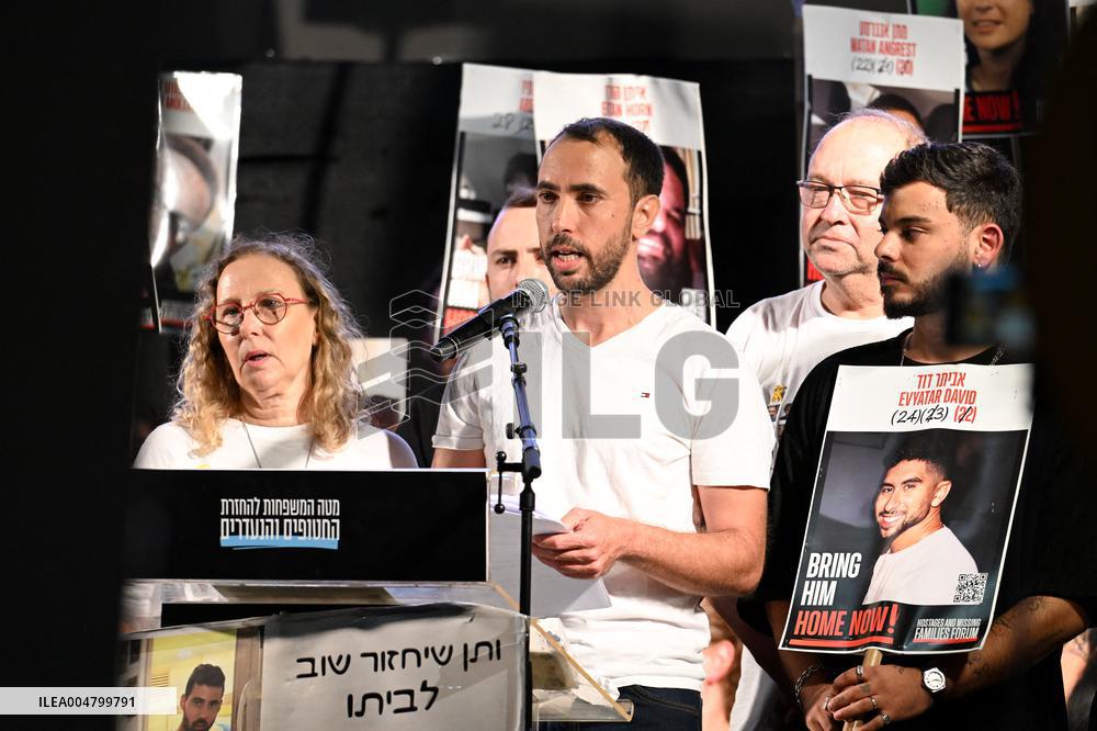 Steve Witkoff at the Hostage Square in Tel Aviv - Israel