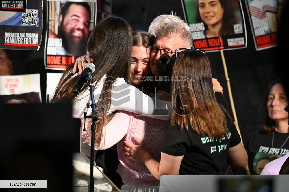 Steve Witkoff at the Hostage Square in Tel Aviv - Israel