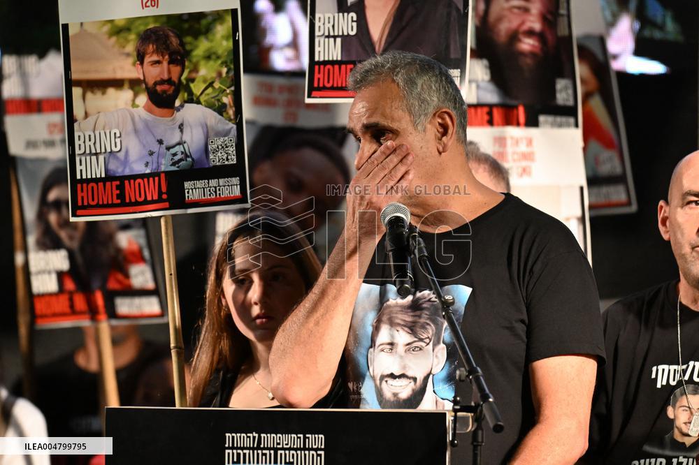 Steve Witkoff at the Hostage Square in Tel Aviv - Israel
