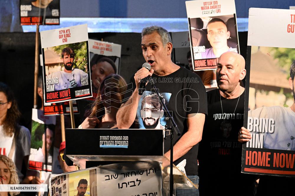 Steve Witkoff at the Hostage Square in Tel Aviv - Israel