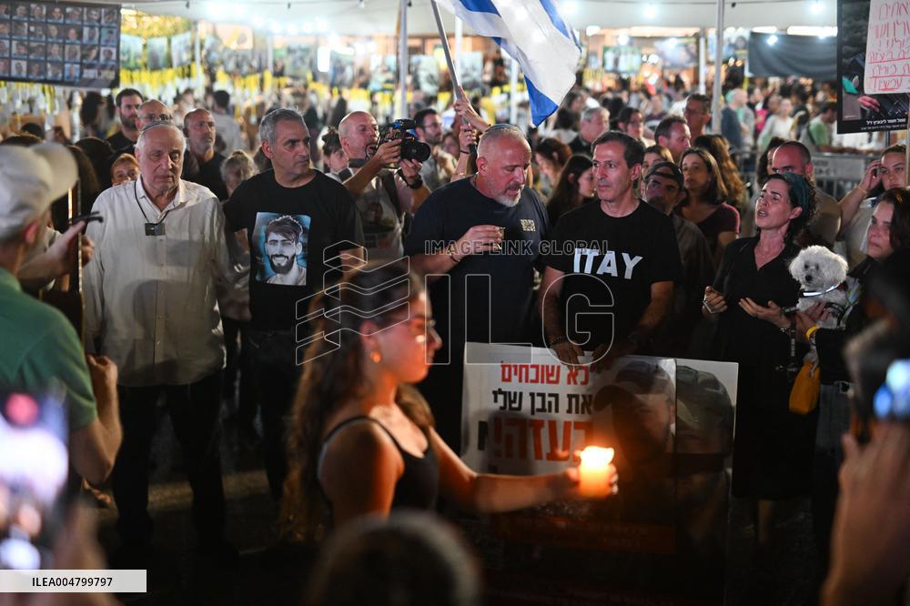 Steve Witkoff at the Hostage Square in Tel Aviv - Israel