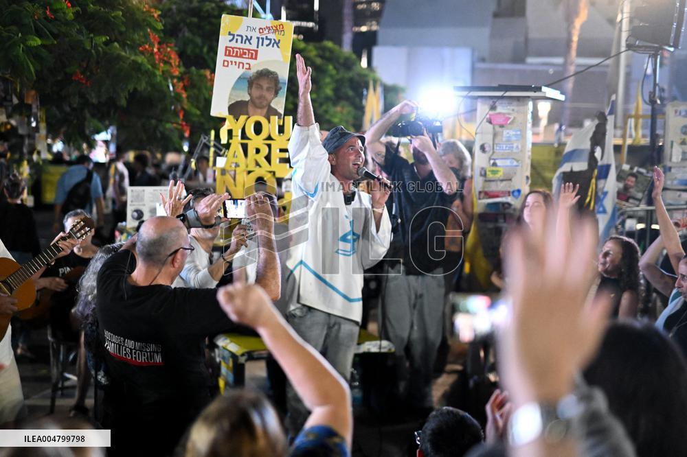 Steve Witkoff at the Hostage Square in Tel Aviv - Israel