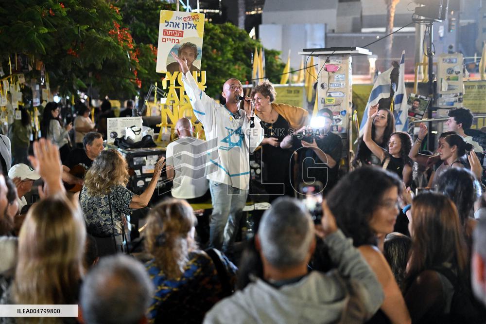 Steve Witkoff at the Hostage Square in Tel Aviv - Israel