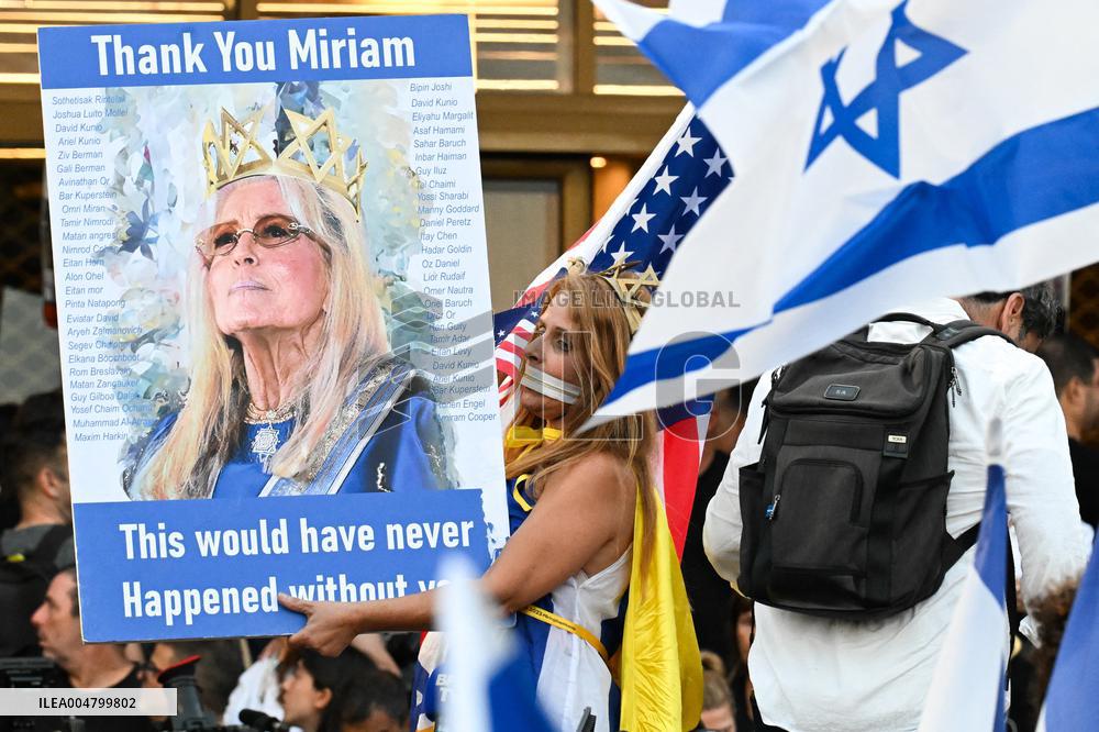 Steve Witkoff at the Hostage Square in Tel Aviv - Israel