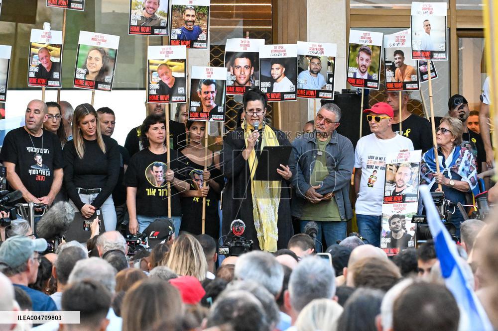 Steve Witkoff at the Hostage Square in Tel Aviv - Israel