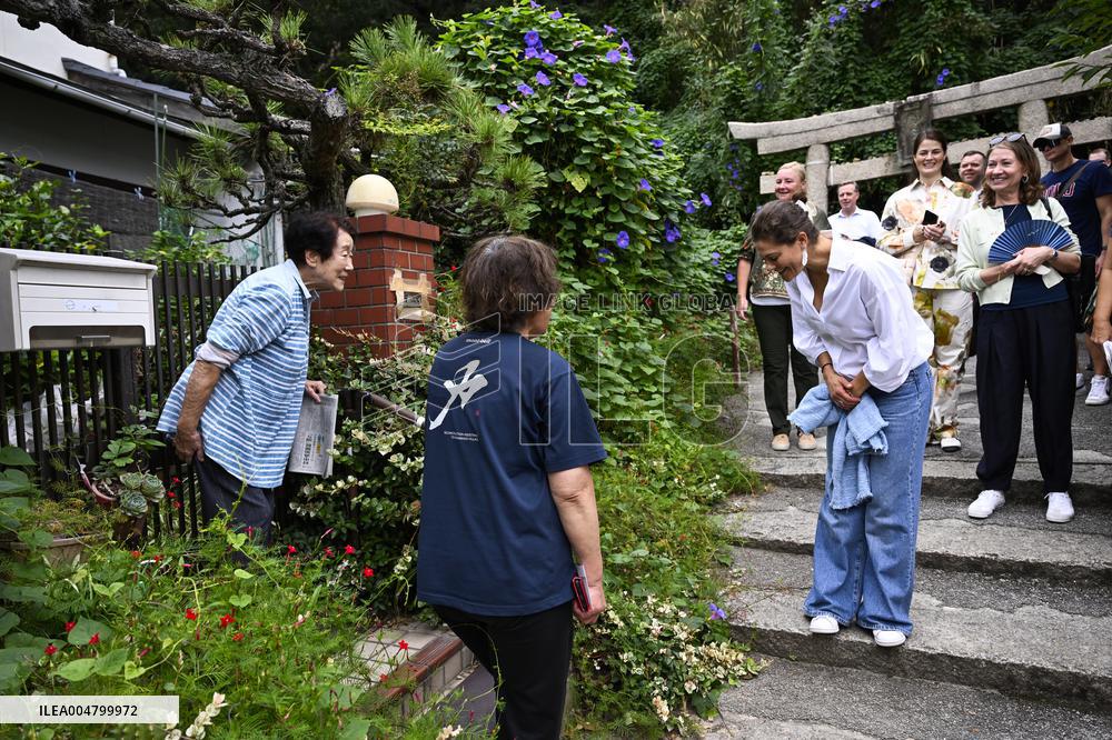THE CROWN PRINCESS COUPLE ON NAOSHIMA ISLAND