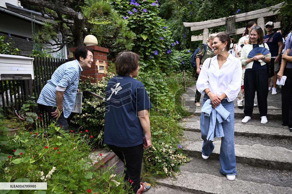 THE CROWN PRINCESS COUPLE ON NAOSHIMA ISLAND