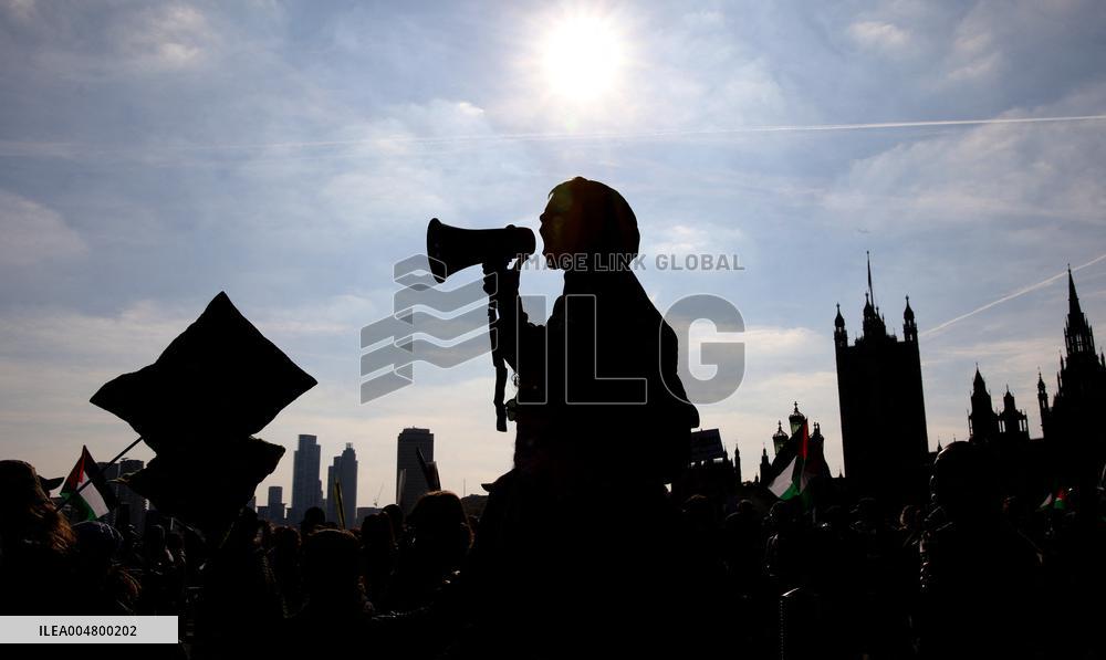 Palestine March and Protests in London - UK
