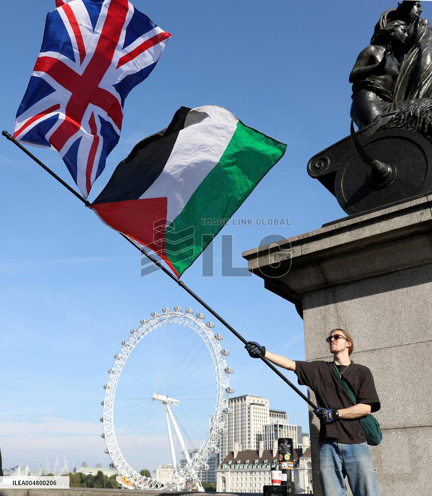 Palestine March and Protests in London - UK