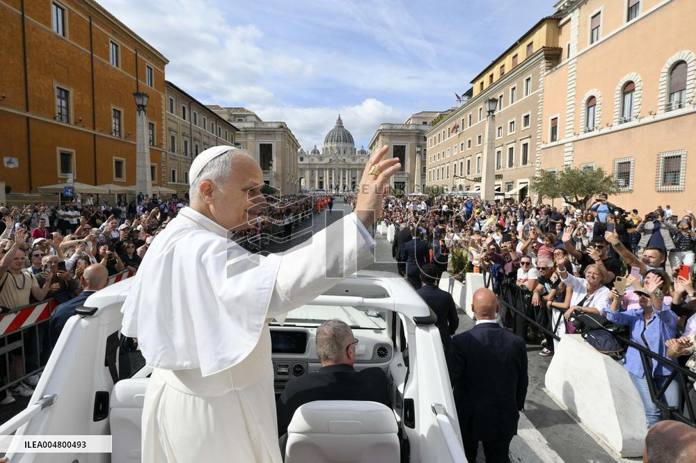 Pope Leo XIV Leads Marian Jubilee Mass - Vatican