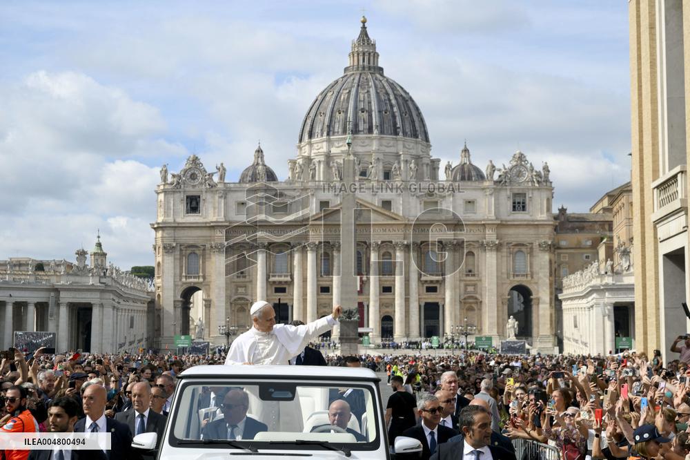 Pope Leo XIV Leads Marian Jubilee Mass - Vatican