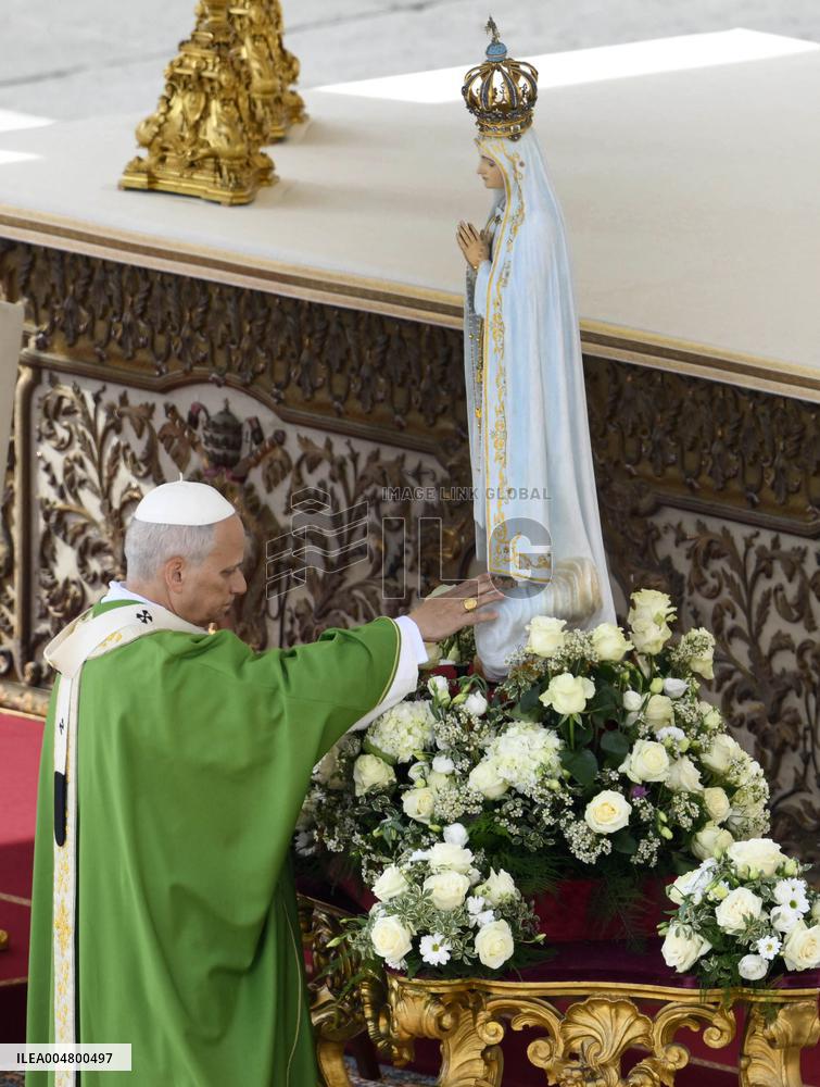 Pope Leo XIV Leads Marian Jubilee Mass - Vatican