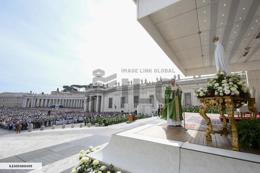 Pope Leo XIV Leads Marian Jubilee Mass - Vatican