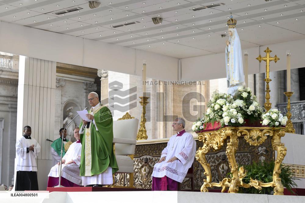Pope Leo XIV Leads Marian Jubilee Mass - Vatican