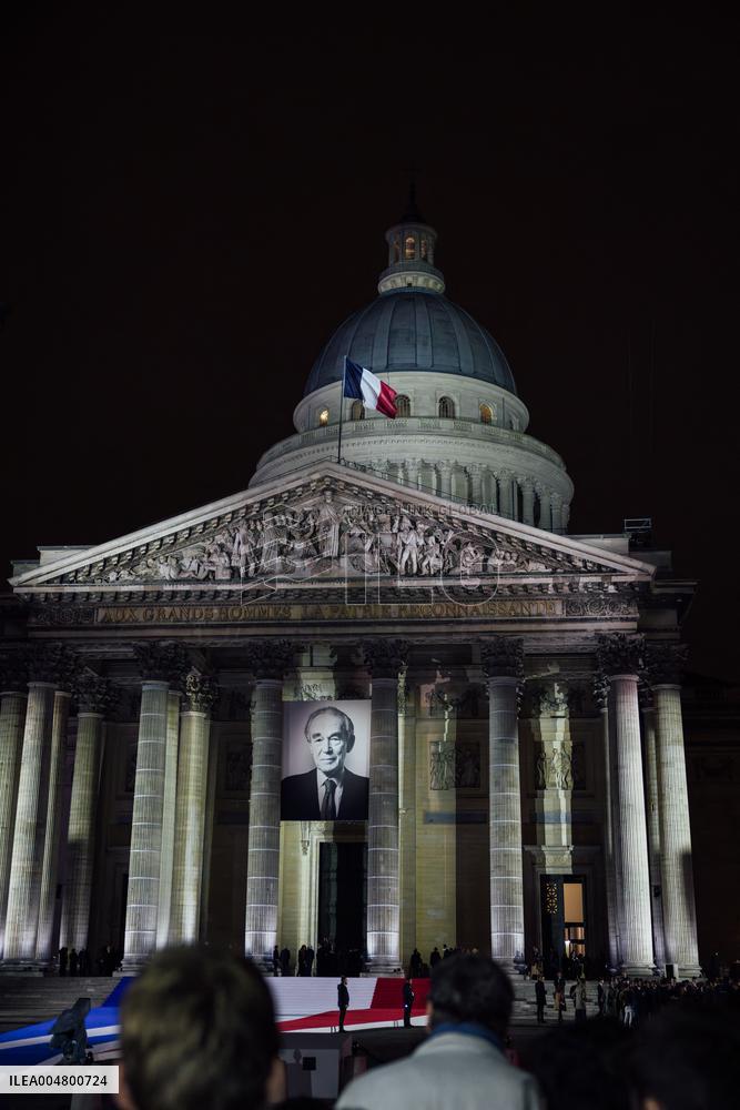 Ceremony To Honor Robert Badinter At The Pantheon - Paris