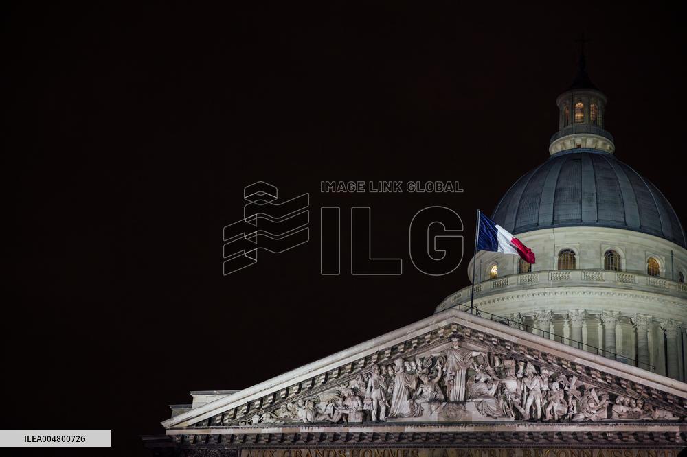 Ceremony To Honor Robert Badinter At The Pantheon - Paris