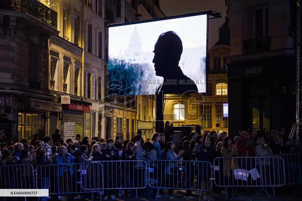 Ceremony To Honor Robert Badinter At The Pantheon - Paris