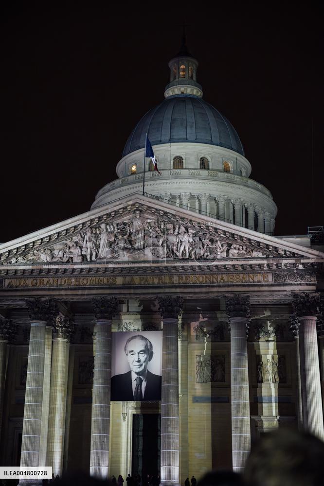 Ceremony To Honor Robert Badinter At The Pantheon - Paris