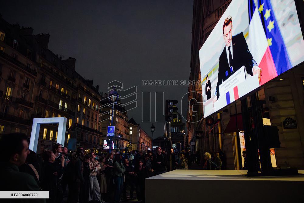 Ceremony To Honor Robert Badinter At The Pantheon - Paris