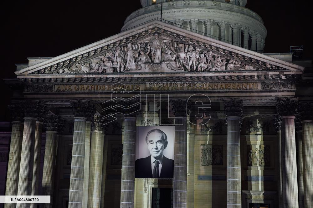 Ceremony To Honor Robert Badinter At The Pantheon - Paris