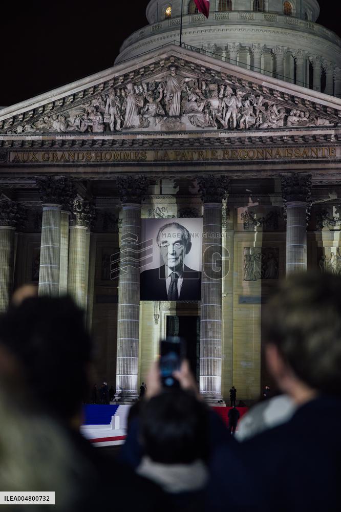 Ceremony To Honor Robert Badinter At The Pantheon - Paris