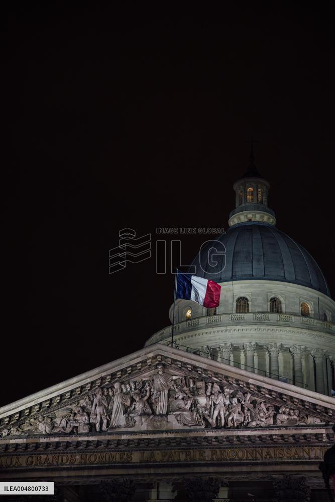 Ceremony To Honor Robert Badinter At The Pantheon - Paris