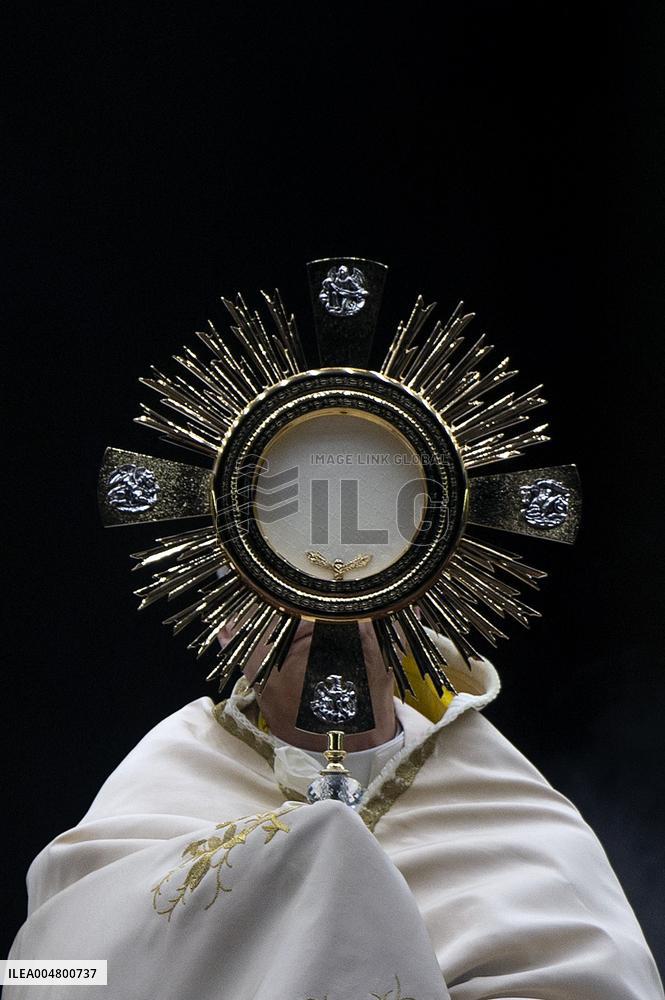 Pope Leo XIV During the Marian Vigil In St. Peter's Square - Vatican